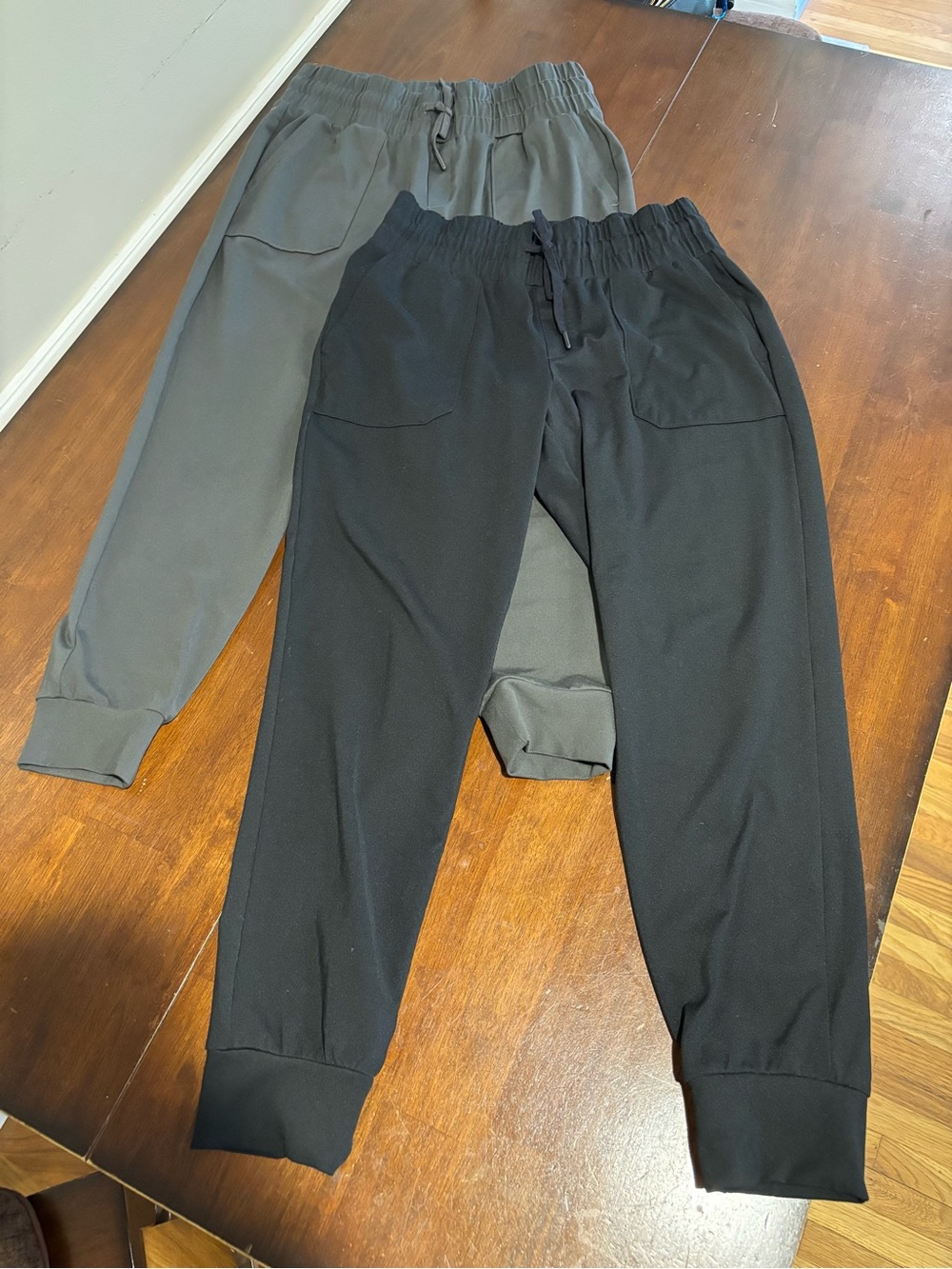 Minders Casual Drawstring Jogger Pants - Black & Olive
